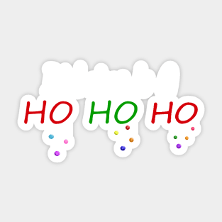 Diabetes is a HO HO HO - White Text Sticker